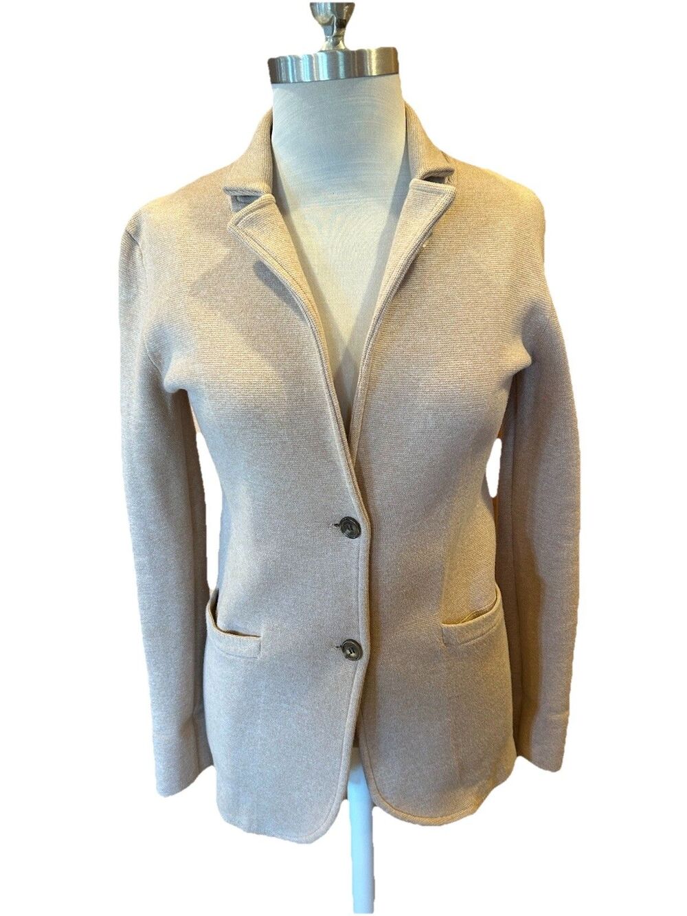 J Crew Mercantile Knit Blazer Old Money Size XS Preppy Classic Minimalist Office